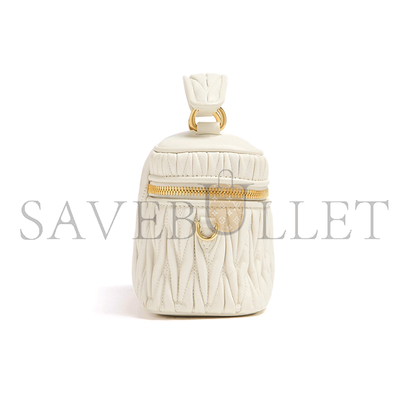 M1v M1v matelassÉ top-handle bag 5bh226 (19*11.5*8cm)